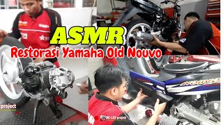 ASMR !! RESTORASI MOTOR TUA YAMAHA NOUVO | Restoration of an old Yamaha Nouvo Motorbike