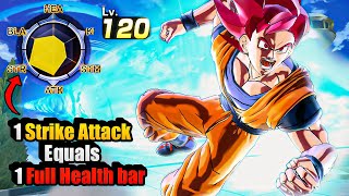 Full Strike Moveset On Super Saiyan God Goku Is Ultra Broken At Level 120! - Dragon Ball Xenoverse 2