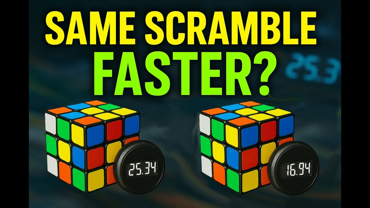 solved all else the same, a will decrease the required... Does Using the Same Scramble Decrease Solve Time? - YouTube