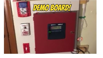 My fire alarm demo board (bedroom system test 1)