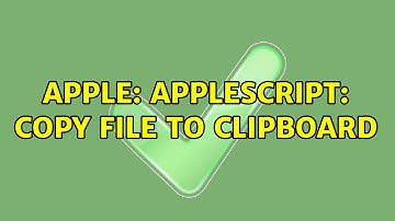 Apple: AppleScript: copy file to clipboard