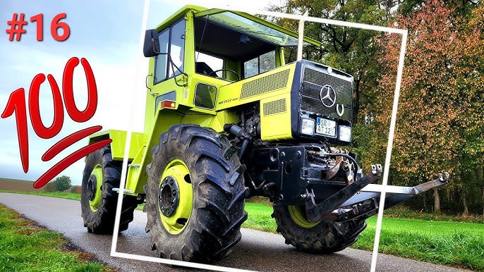 Unimog and MB-trac of all model years in Aufhofen, Bavaria.