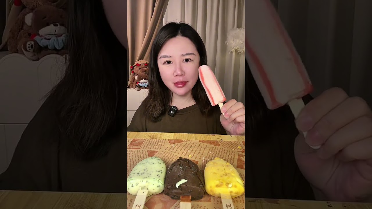 Ai Bingke series ice cream#Ai Bingke#Xiao Ai Ice cream#Eat ice cream#Ice cream recommendat
