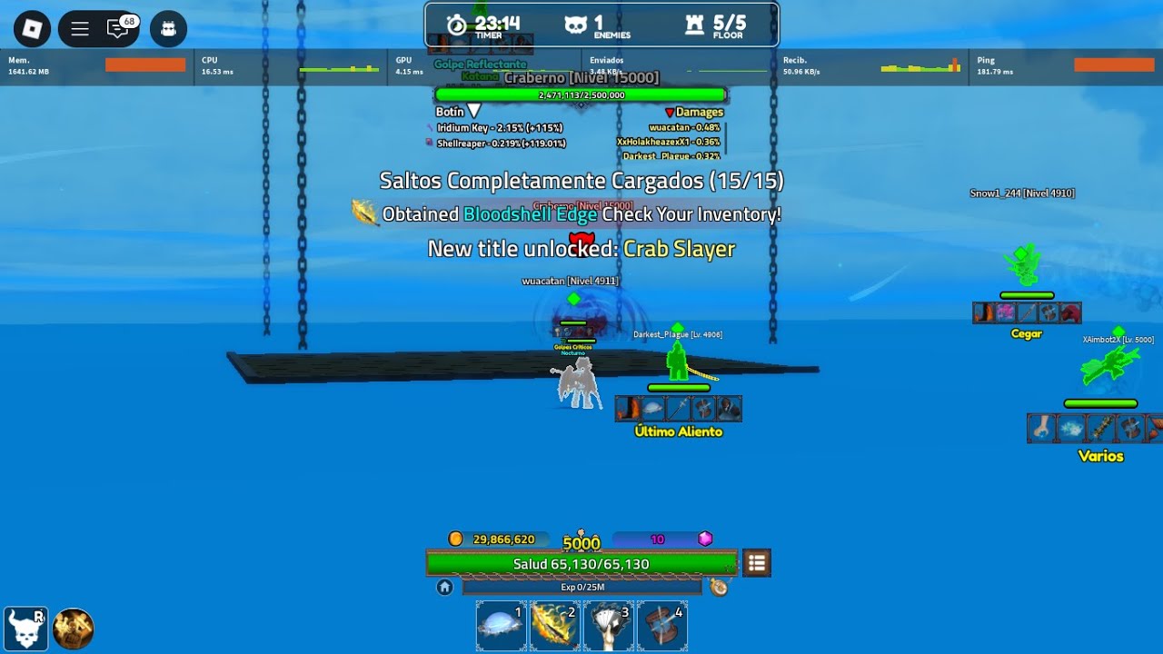 Bloodshell Edge (Showcase) King Legacy