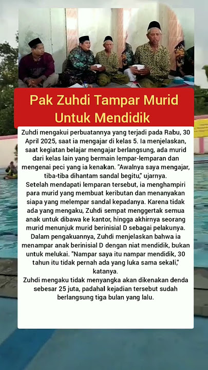 Kronologi Guru Tampar Murid #guru #gurumadrasah #gurungaji #murid #madrasah