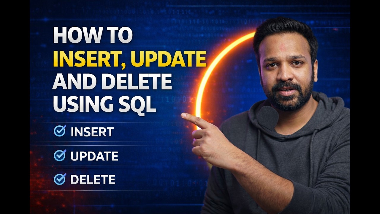 5. How to Insert, Update, and Delete Records in a Table Using SQL - YouTube