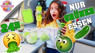 24 STUNDEN nur GRÜNES ESSEN 🤢 HILFE !! zu KRASS für Miley ?- Mileys Welt