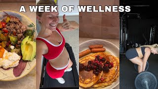 A WEEK OF WELLNESS: healthy meals I eat on repeat, strength training & cardio workouts!