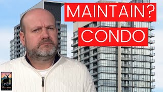 Condo maintenance and the larger issue of deferred maintenance and repairs ... 135