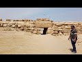 Visiting The So Called &quot;Pyramid Builders Village&quot; On The Giza Plateau In Egypt