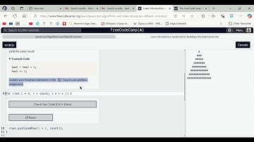 Learn Introductory JavaScript by Building a Pyramid Generator  Step 71   freeCodeCamp.org
