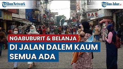 Asyiknya Ngabuburit Sambil Belanja di Pusat Perbelanjaan Jalan Dalem Kaum Bandung, Semua Ada