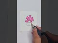 Easy mashroom colour drawing #art #smartartandcrafts