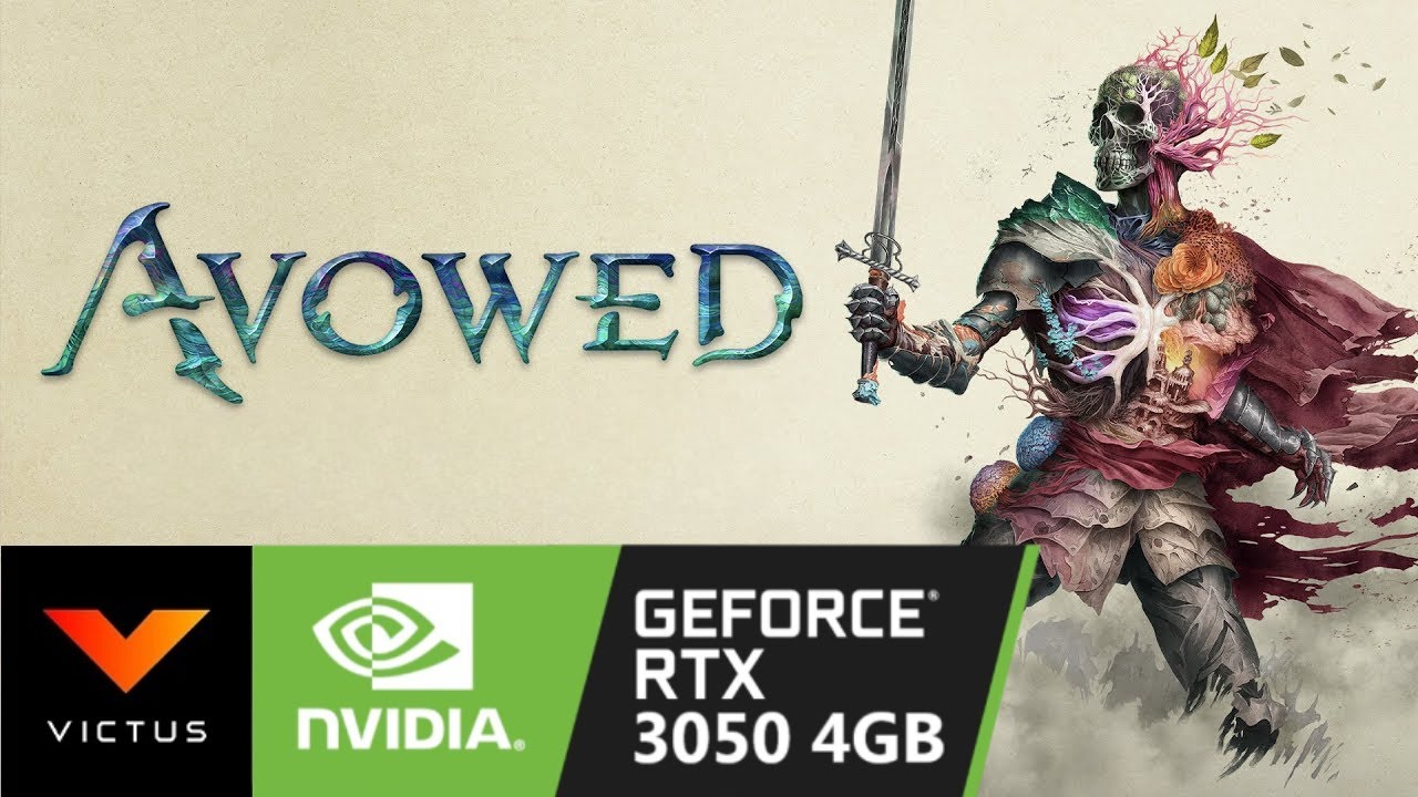 Avowed - HP Victus 16 (R5 5600H, RTX 3050 4GB): Stick with DLSS!