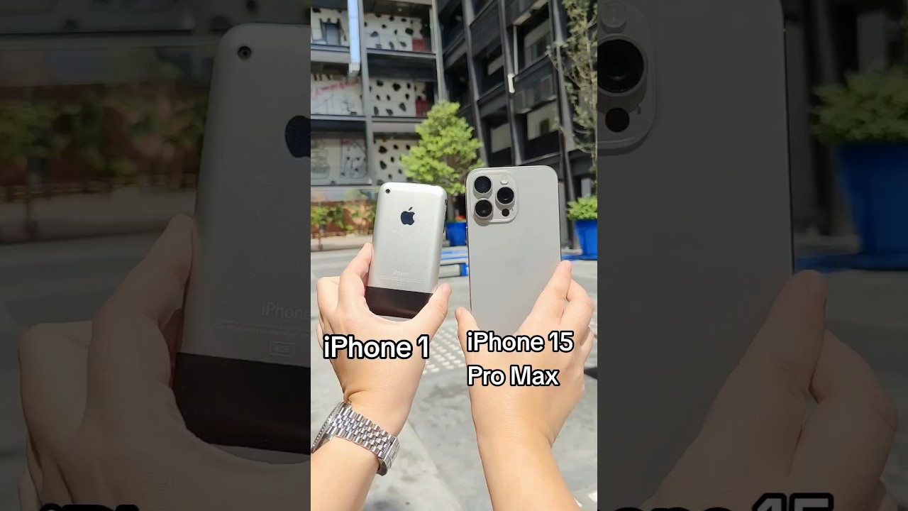 iPhone 1 vs iPhone 15 Pro Max 🔥 16 ปีในตำนาน 🫰#iPhone15ProMax #casetifypartner's Banner