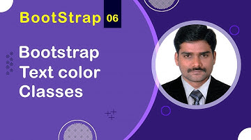 Bootstrap Text Color Classes - Bootstrap5 Tutorial 06 🚀