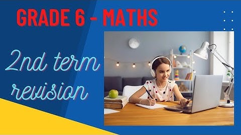 grade 6 maths english medium  | second term test revision | education wamh
