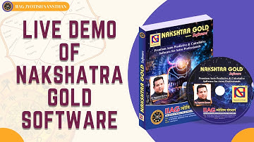 Live Demo: Nakshatra Gold Software | KP Astrology Predictions by Dr. Yagyadutt Sharma| IIAG Software