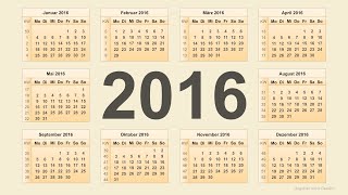 Kalender 2016