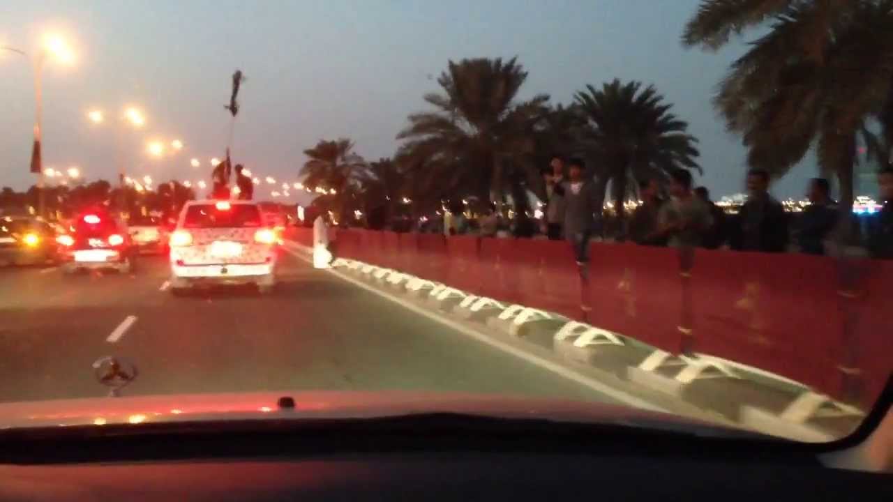 Qatar national day 18 december 2013 - Al Corniche - YouTube