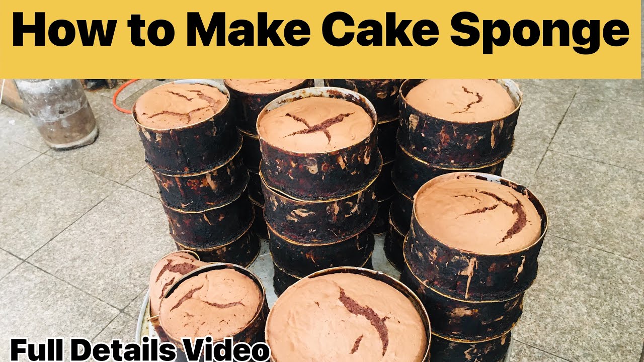 How to Make Cake Sponge || Cake Decorations || Ali Cake Makers