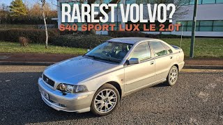 The Rarest Modern classic Volvo? The S40 Sport LUX 2.0T