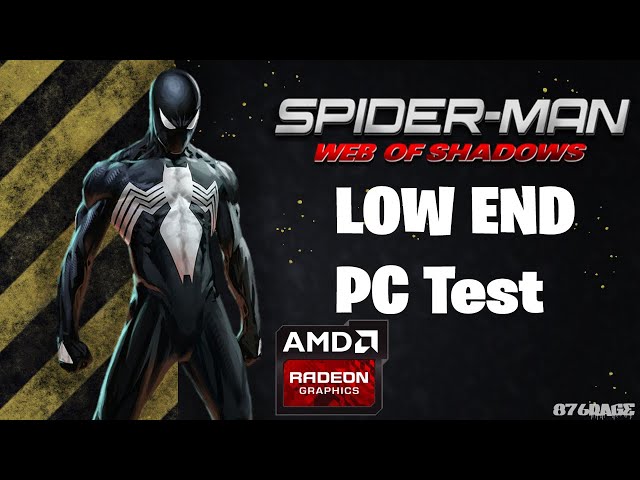 SPIDER-MAN WEB OF SHADOWS EM PC FRACO SEM PLACA DE VIDEO (HD GRAPHICS 610)  