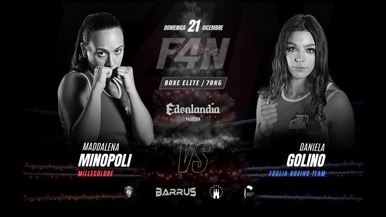 Minopoli Maddalena vs Golino Daniela | MATCH BOXE ELITE - 70 KG F | 