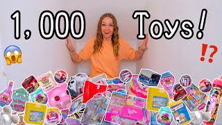 I FILLED THE *CUPBOARD UNDER MY STAIRS* WITH 1,000 MYSTERY TOYS!!!😱⚡️🎁⁉️ (LUCKY DIP CHALLENGE!👀)