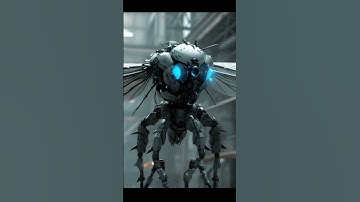 Imagine a world where insects transform into tiny androids!