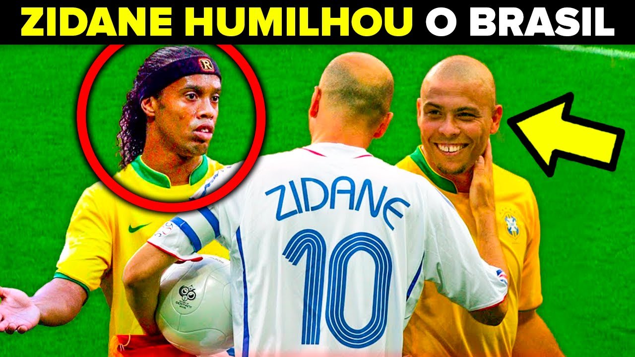 Ronaldinho e Ronaldo NUNCA esquecerão esse Jogo do Zidane