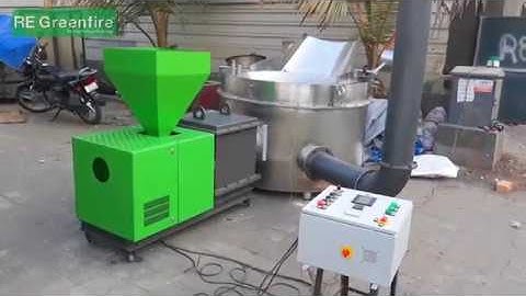 48 inch NAMKEEN FRYER #PELLET BURNER #GREENFIRE #RE GREENFIRE