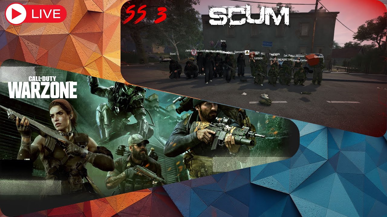 SCUM + COD | EP.46 สงครามแบ่งฝ่าย + ปักหมุด | #afk #afkgaming #games # ...