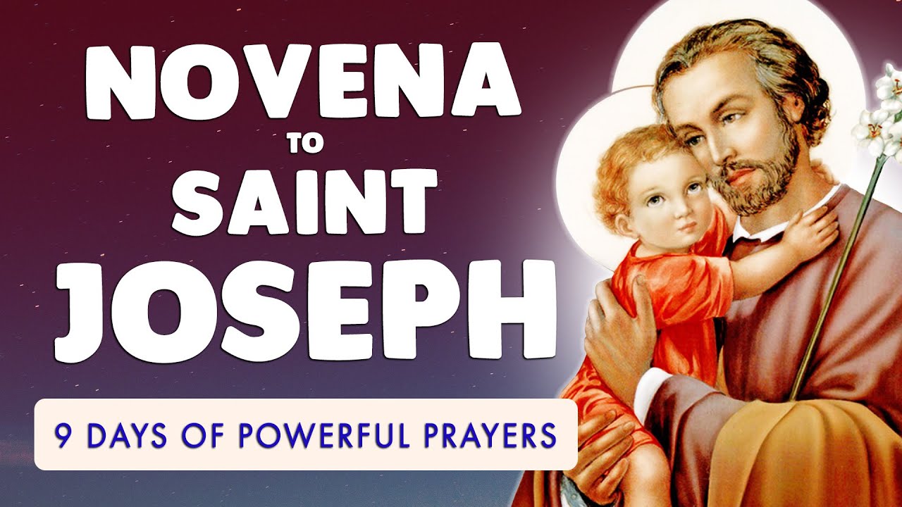 🙏 SAINT JOSEPH NOVENA PRAYER 🙏 9 DAYS of POWERFUL PRAYERS YouTube