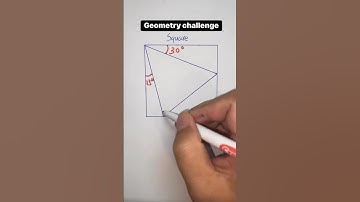 Geometry challenge: 99 percent fail this geometry problem #geometry #shorts