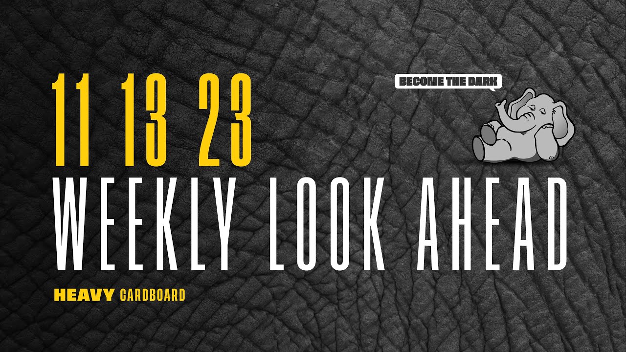 Weekly Look Ahead - November 13, 2023!