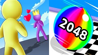 Giant Rush! VS Ball Run 2048 Android iOS Mobile Gameplay Walkthrough Level 31-35 screenshot 3