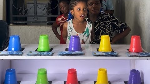 🆕GAME‼️-THE MOST FUNNY, SMART & VERY ENTERTAINING FAMILY FIVE (5) CUP COLOR MATCHING CHALLENGE EVER