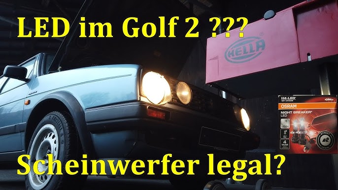 Die erste legale LED-Nachrüstlampe: NIGHT BREAKER LED H7! Einbauvideo für  den Golf 7 