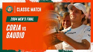 Gaudio vs Coria 2004 Men's final | Roland-Garros Classic Match