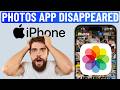 [FIXED] Photos App Disappeared From iPhone Home Screen | Restore Missing iPhone Photos App