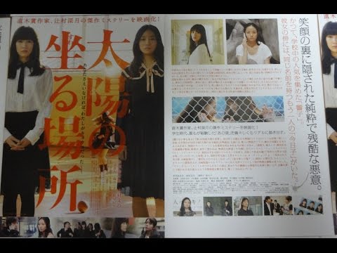 太陽の坐る場所 (2014) 映画チラシ 水川あさみ 木村文乃 三浦貴大 森カンナ 辻村深月