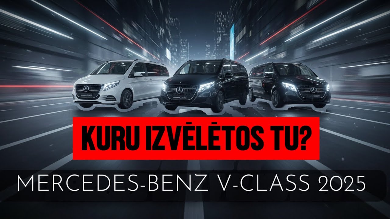 Pērkam jauno Mercedes-Benz V KLASI pie dīlera Vācijā