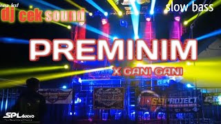 DJ PREMINIM X TEHIBA TEHI - DJ SLOW BASS || HOREG SANTUY || SPL AUDIO