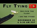 Fly tying live part 1