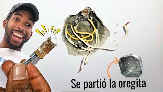 Cuidado al instalar abanico de techo