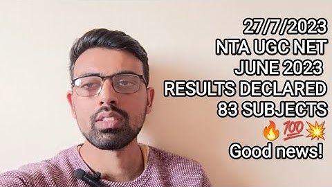 🔥💥 NTA UGC NET JUNE 2023 | RESULTS | RESULT CHECK | SUBJECT WISE CUT OFF LISTS | NOTICE | AMIT KUMAR