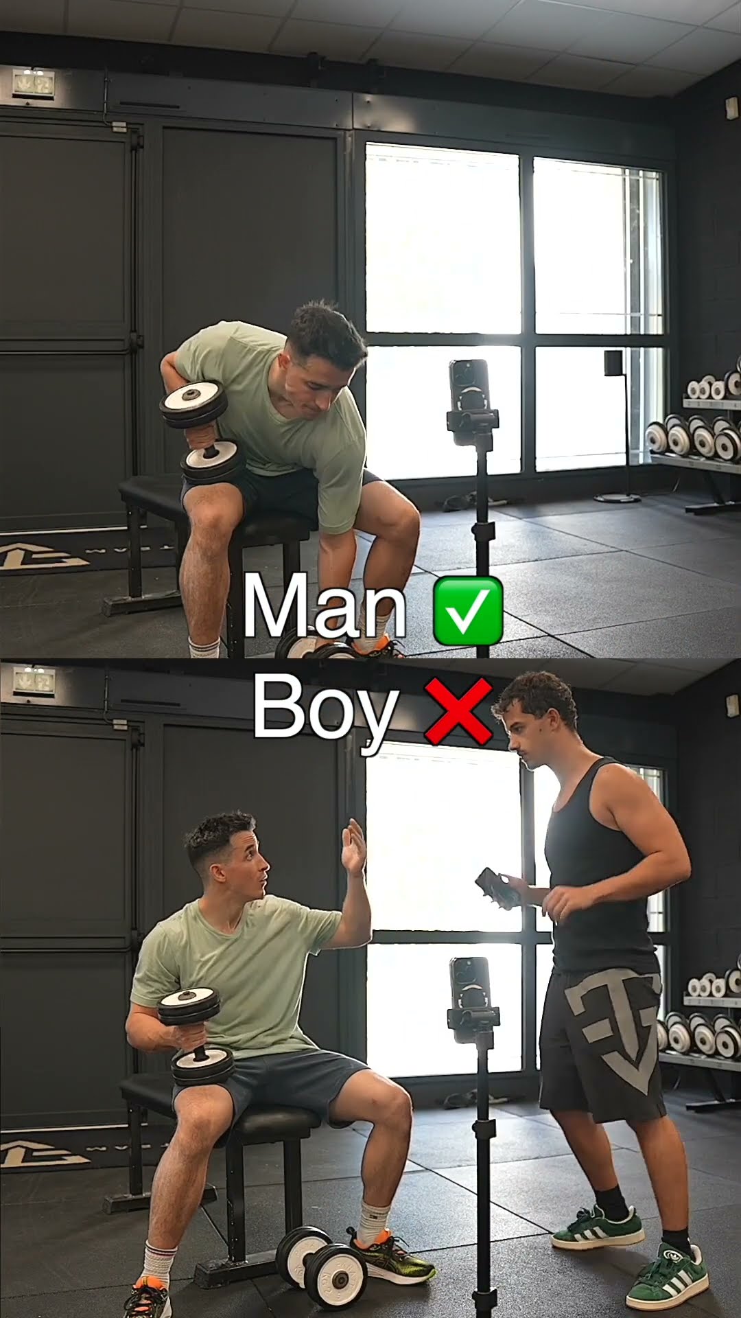 Man VS Boy ! ?