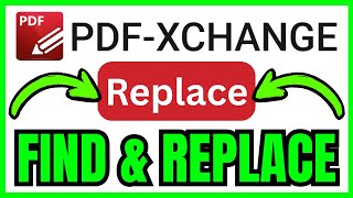 How To FIND And REPLACE TEXT In PDF XChange Editor (QUICK & EASY) 2026