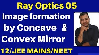 Ray Optics 05 : Image Formation by Concave & Convex Mirror for Different Position of Object JEE/NEET